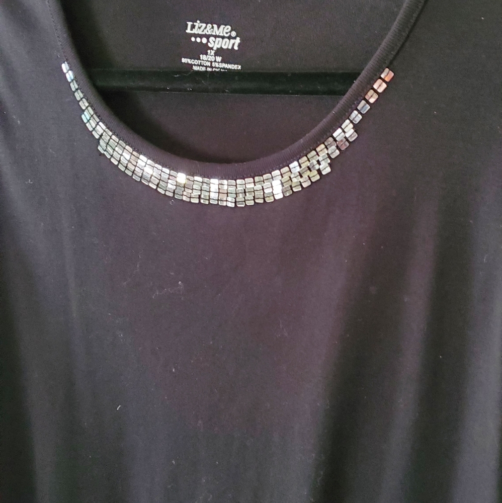 Black Tank with Sparkle!